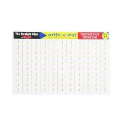 Melissa And Doug Melissa & Doug Write A Mat Placemat - Subtraction