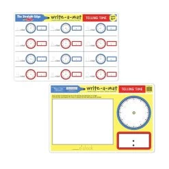 Melissa And Doug Melissa & Doug Write A Mat Placemat - Telling Time