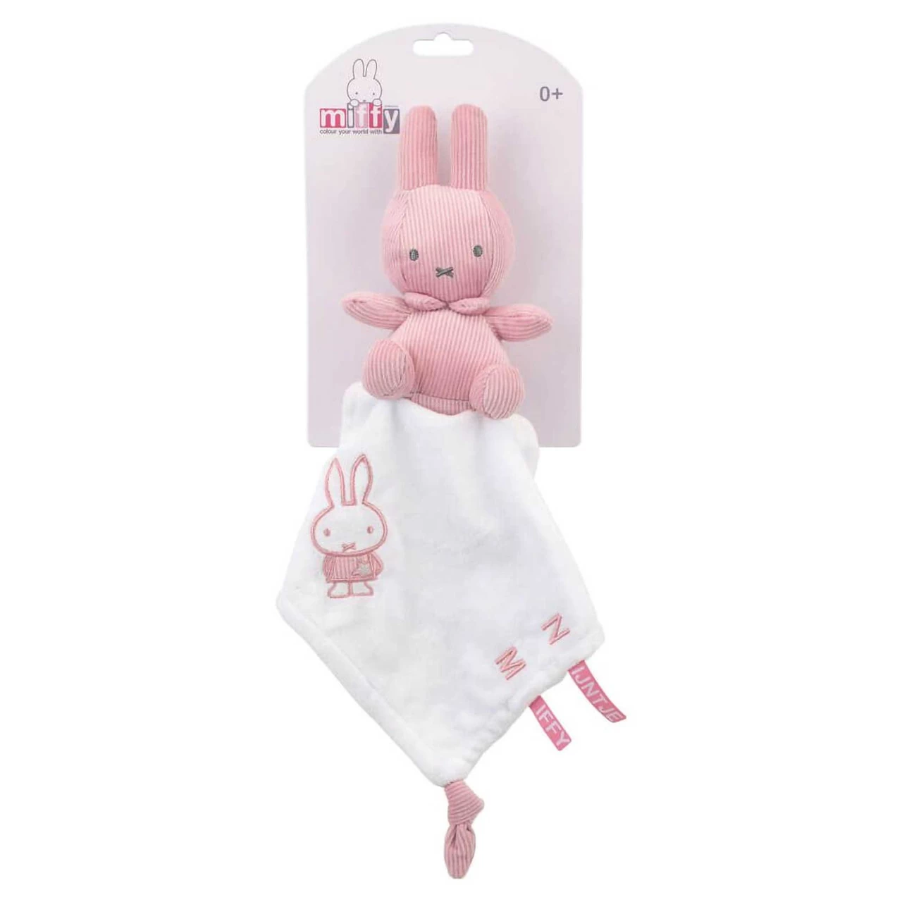 Miffy Baby Comfort Blanket - Pink Rib