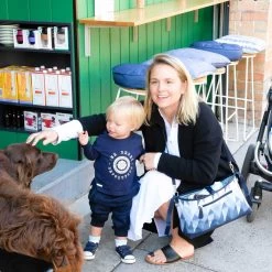 OiOi Stroller Organiser/Pram Caddy - Scandi Blue