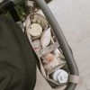 OiOi Faux Leather Stroller Organiser - Taupe