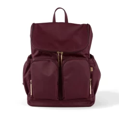 OiOi Nylon Nappy Backpack - Mulberry
