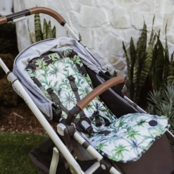 OiOi Reversible Pram Liner - Tropical