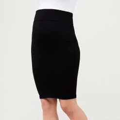 Ripe Maternity Mia Plain Skirt - Black