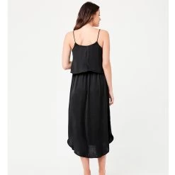 Ripe Maternity Nursing Slip Dress - Black