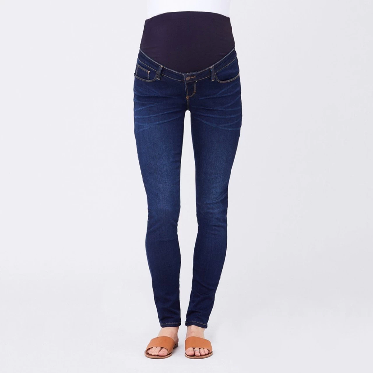 Ripe Maternity Rebel Denim Jeggings - Indigo - Image 3