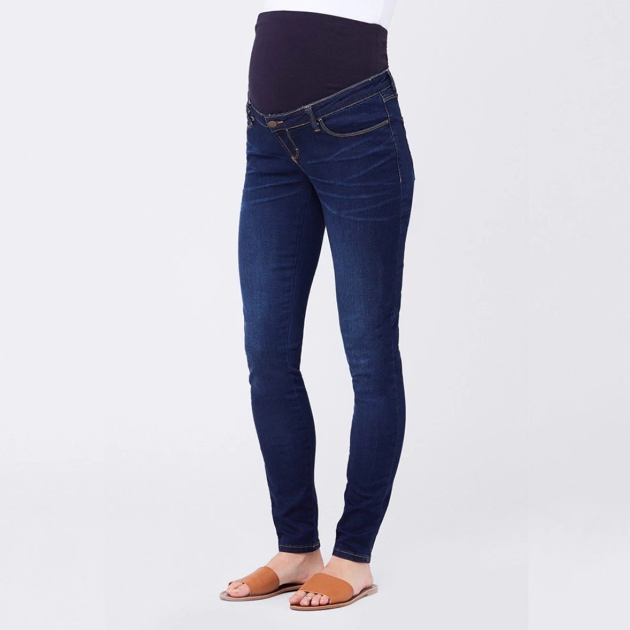 Ripe Maternity Rebel Denim Jeggings - Indigo - Image 4