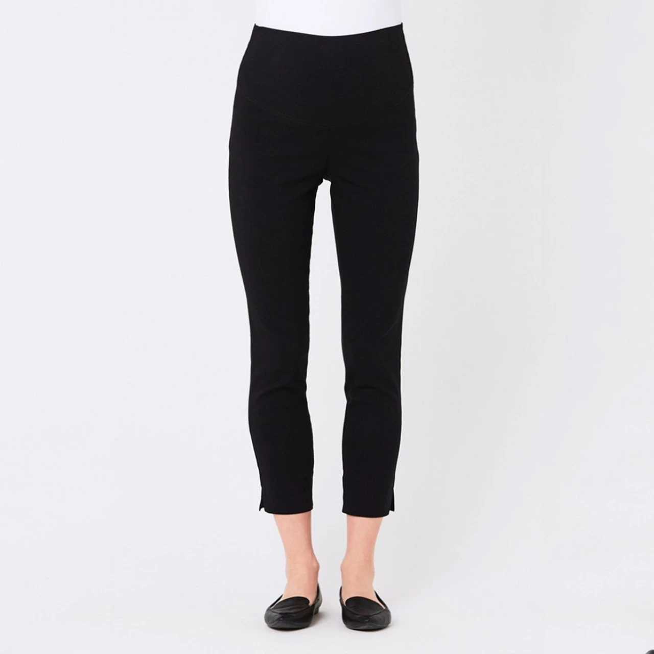 Ripe Maternity Suzie Stretchy Capri Pants - Black - Image 4
