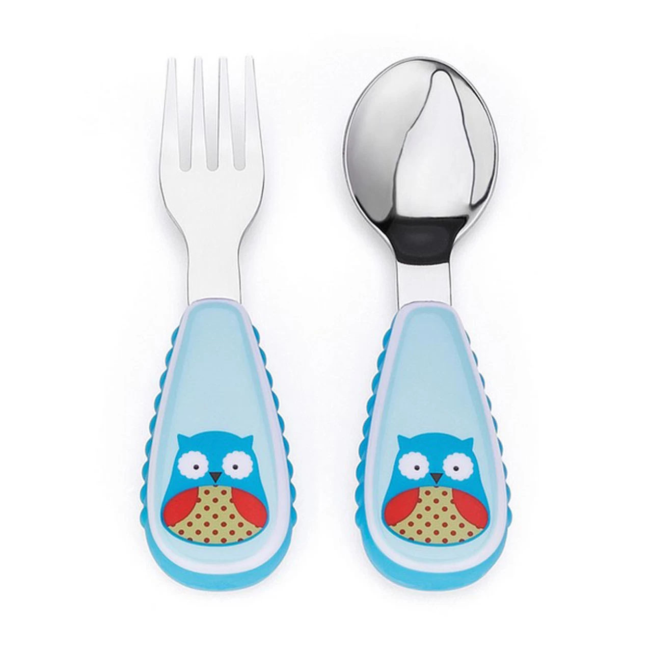 Skip Hop Zoo Fork & Spoon Utensil Set - Owl