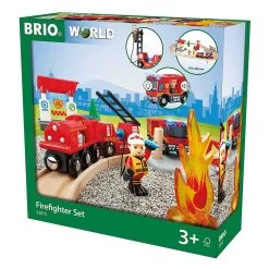 BRIO Firefighter Set - 18 Pieces