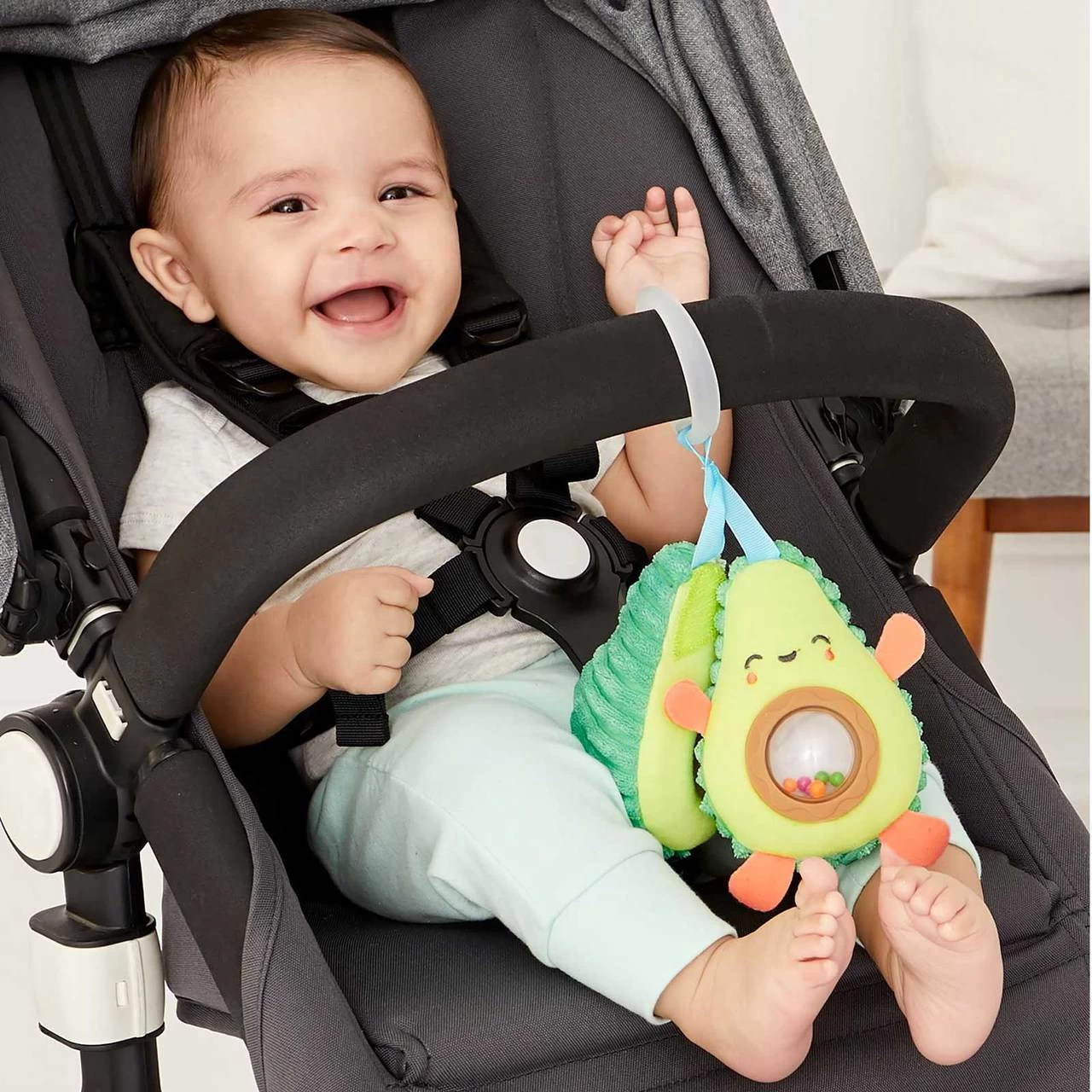 Skip Hop Farmstand Avocado Stroller Toy