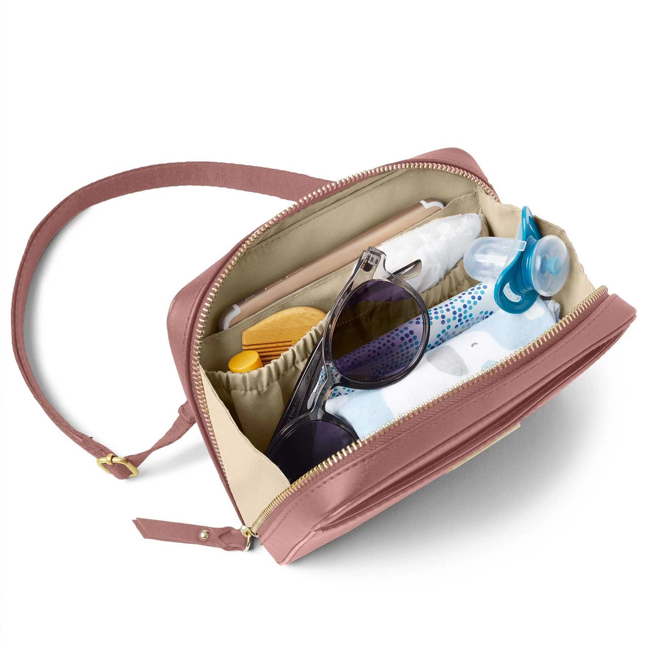 Skip Hop Greenwich Convertible Hip Pack- Dusty Rose