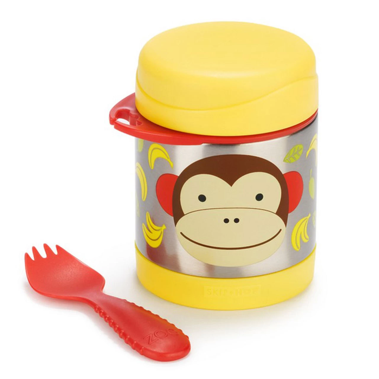 Skip Hop Zoo Insulated Food Jar - Monkey - Image 2