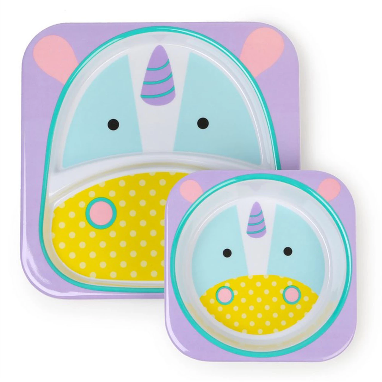 Skip Hop Zoo Plate & Bowl Set - Unicorn - Image 2