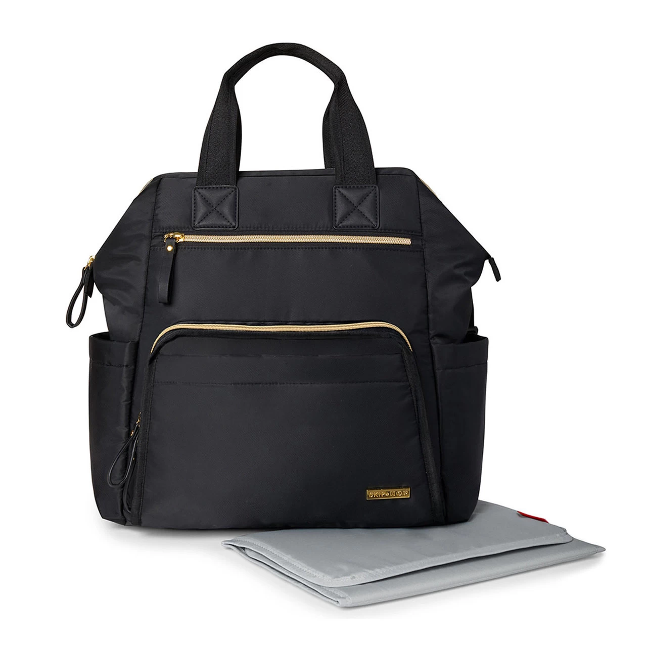 Skip Hop Main Frame Wide Open Baby Backpack - Black - Image 4