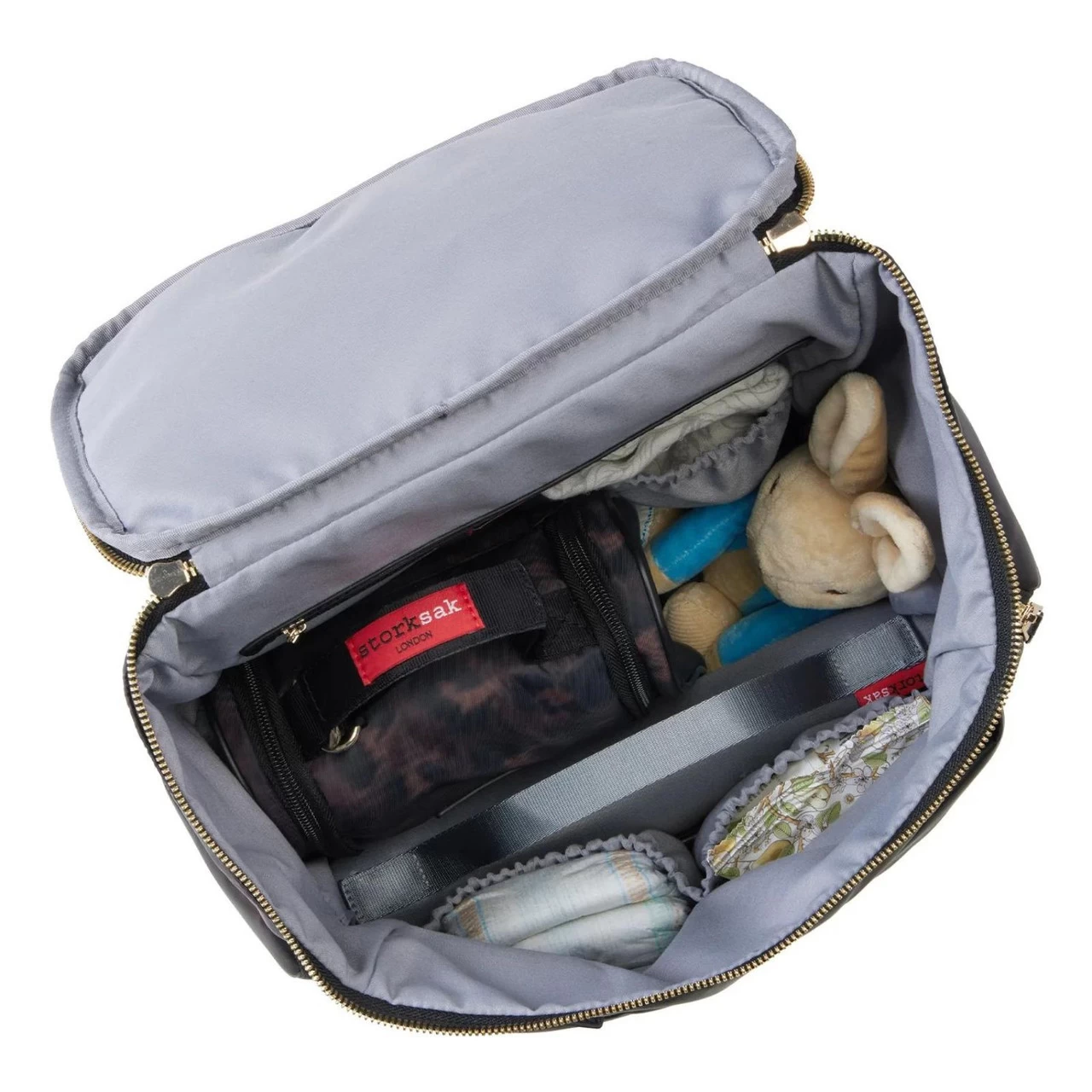 Storksak Alyssa Quilted Nappy Backpack - Leopard - Image 2