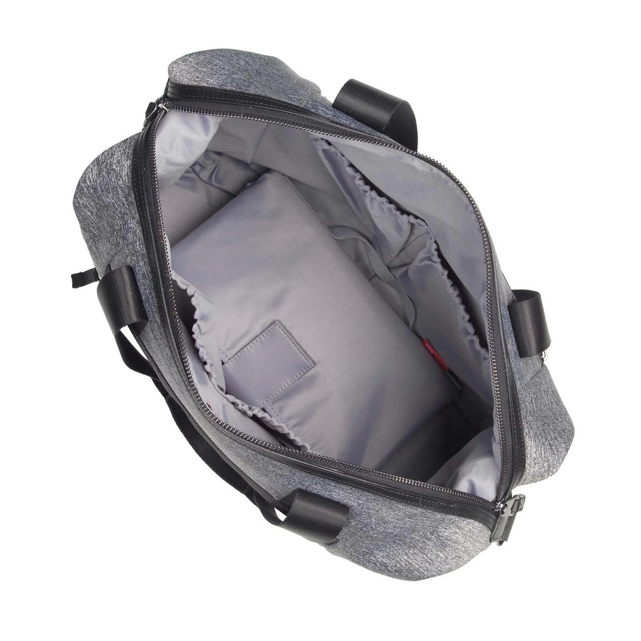 Storksak Stevie Lux Scuba Baby Bag - Grey - Image 2