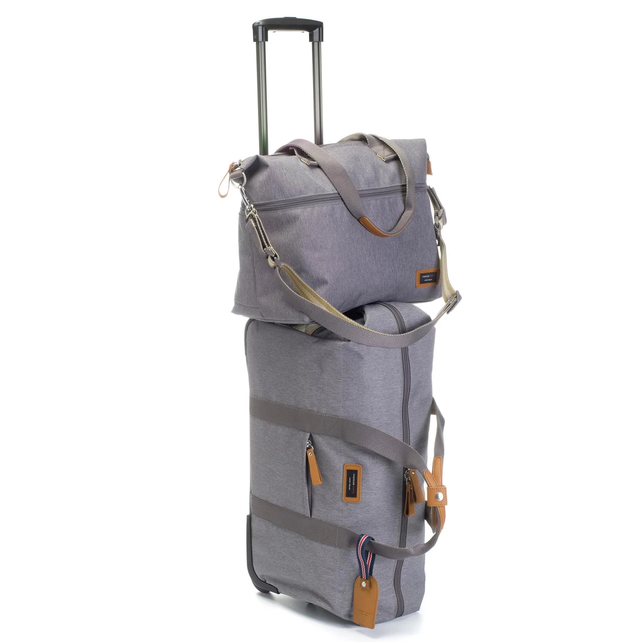 Storksak Baby Travel Expandable Diaper Tote - Grey