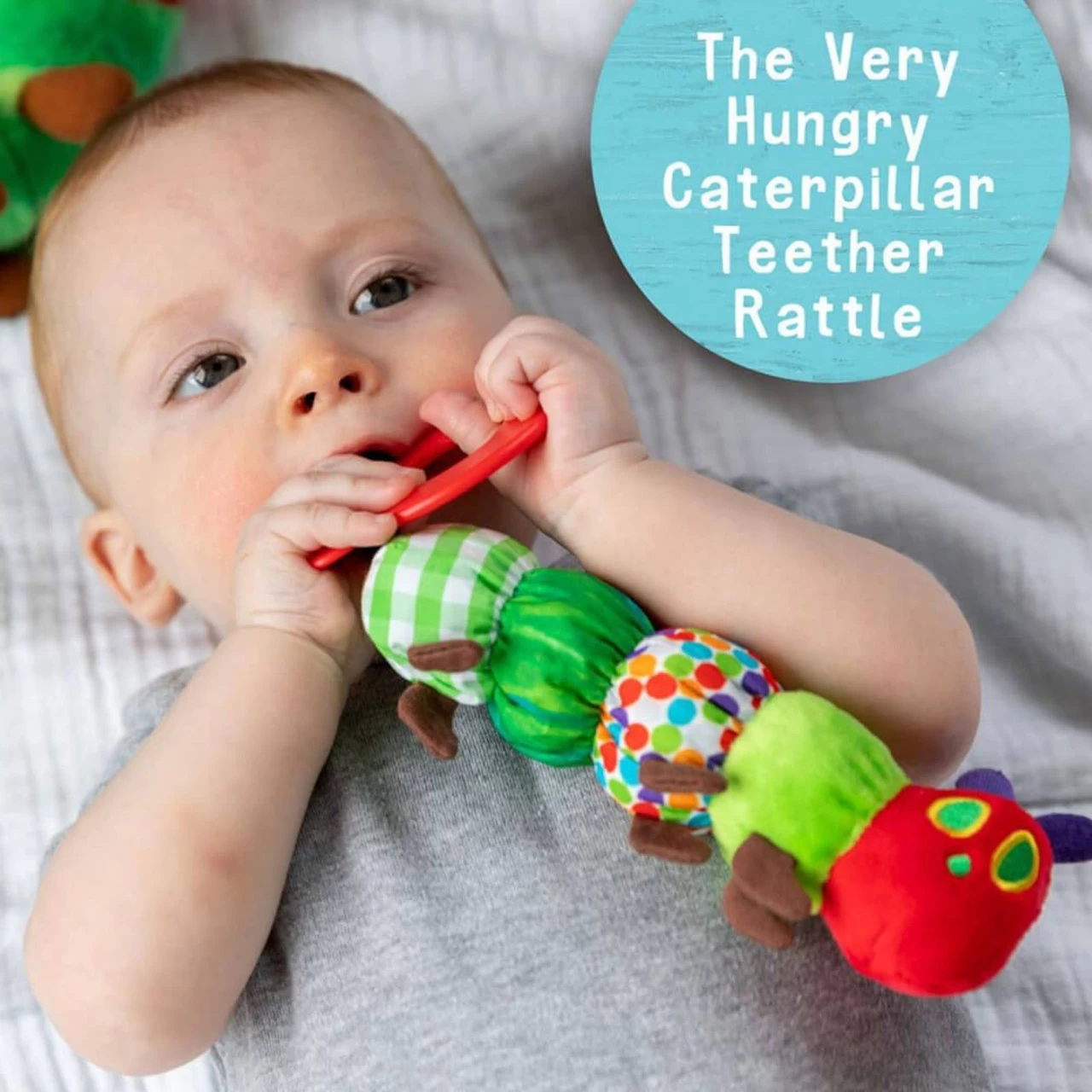 The Very Hungry Caterpillar Rattle Teether - Image 4