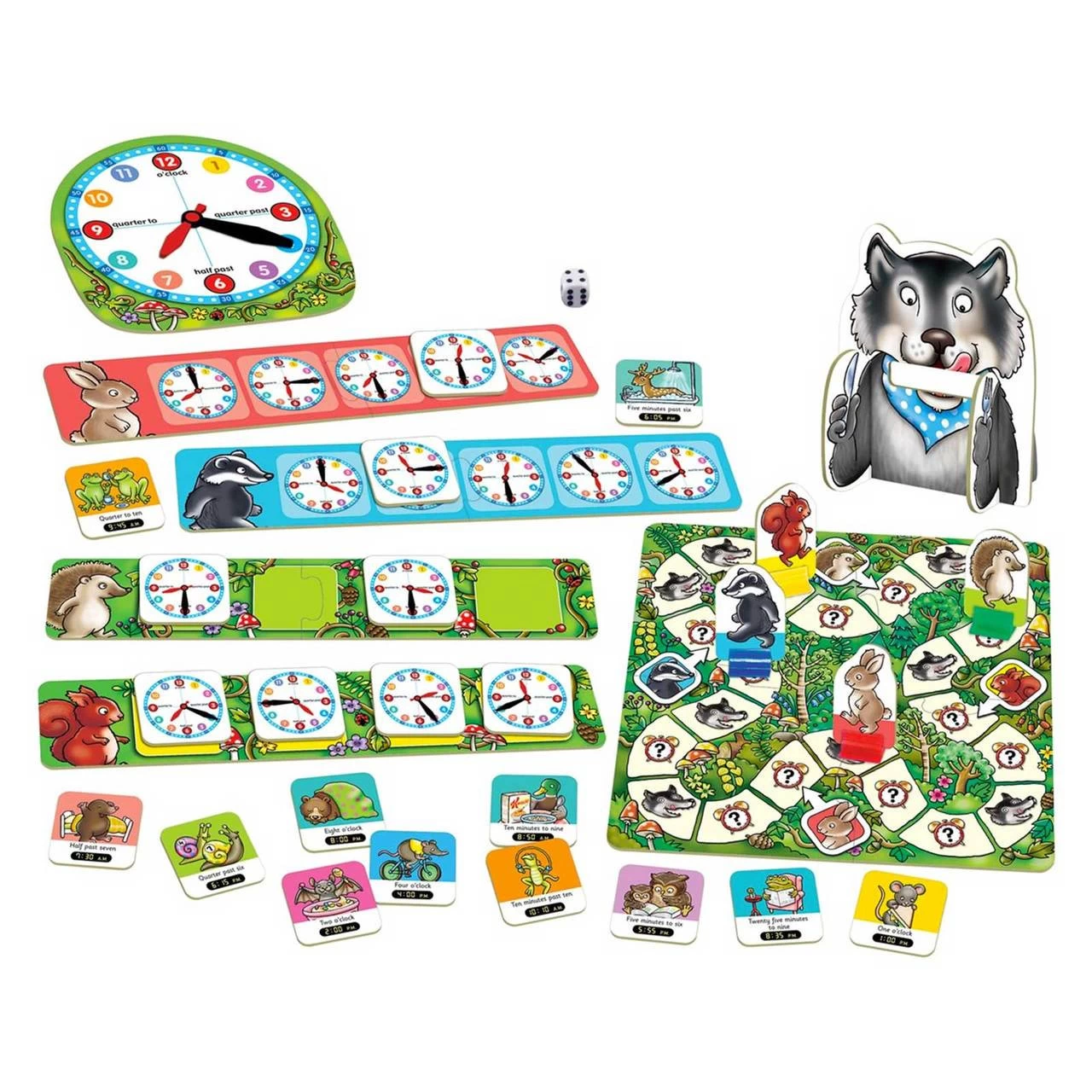 Orchard Toys What's The Time, Mr Wolf Game - Image 2