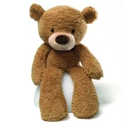 Gund Fuzzy 38cm Plush Toy Bear : Beige
